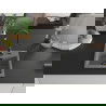 Mexen Milo granitový jednokomorový drez 435 x 410 mm, Šedá, Sifón Čierna - 6505441000-71-B