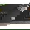 Mexen Milo granitový jednokomorový drez 435 x 410 mm, Čierna škvrnitá, Sifón Čierna - 6505441000-76-B