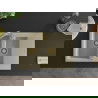 Mexen Gaspar granitový 1,5-komorový drez s odkvapkávačom 737 x 475 mm, Béžová, Sifón Zlatá - 6507731505-69-G