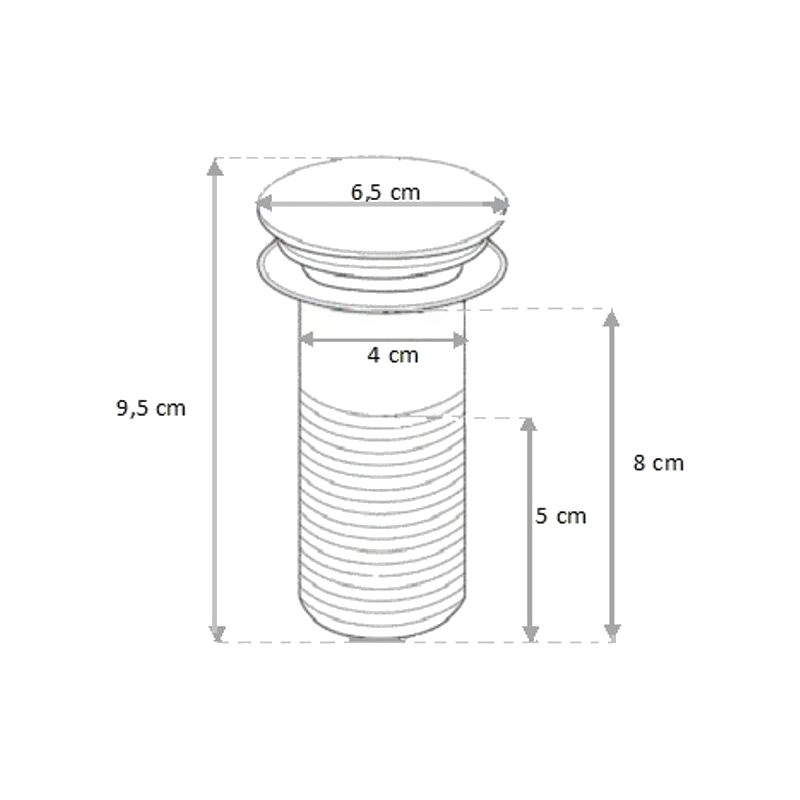 Mexen klapka klik-klak okrúhla, antická meď - 79910-45