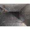 Mexen Lunar L Duo sprchová kabína pravá 115 x 110 cm, priehľadná, brúsená meď - 834L-115P-110L-65-00