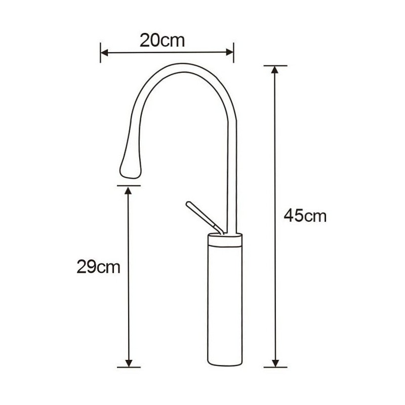 Mexen Dorado batéria umývadlová, zlatá - 747310-50