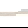 Mexen Hirera Biela glazovaná rek. G1, dlaždica imitujúca drevo podlahovo-stenová 120 x 20 cm, matná - TL611-120-020-09