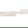 Mexen Wood Ville Bianco glazovaný rekt. G1, doska podobná drevu, podlahová a nástenná 120 x 20 cm, carving