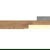 Mexen Wood Ville Hnedý glazúrovaný gres rekt. G1, podlahová a stenová dlaždica s imitáciou dreva 120 x 20 cm, carving
