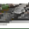 Mexen Elias granitový jednokomorový drez s odkvapkávačom 795 x 480 mm, Šedá, Sifón Zlatá - 6511791005-71-G