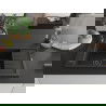 Mexen Elias granitový jednokomorový drez s odkvapkávačom 795 x 480 mm, Čierna/Zlatá metalíza, Sifón Čierna - 6511791005-75-B