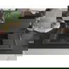 Mexen Elias granitový jednokomorový drez s odkvapkávačom 795 x 480 mm, Čierna škvrnitá, Sifón Čierna - 6511791005-76-B