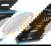 Mexen Vintis LED žiarovka s vláknom E27, G125, 8W, Teplá - 2700K, 750 lm, jantárová - L158-E27-0827-50