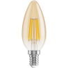 Mexen Vintis Žiarovka filament LED E14, C35, 4W, Teplá - 2200K, 400 lm, amber - L154-E14-0422-50