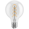 Mexen Vintis Žiarovka filament špirála LED E27, G80, 8W, Teplá - 2700K, 750 lm, číra - L165-E27-0827-00