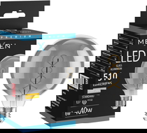 Mexen Vintis Žiarovka filament špirála LED E27, G95, 6W, Teplá - 2700K, 510 lm, dymová - L167-E27-0627-70