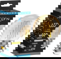 Mexen Vintis LED vláknová žiarovka E27, G45, 6W, Teplá - 2200K, 600 lm, jantárová - L156-E27-0622-50