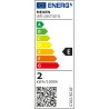 Mexen Vintis Žiarovka filament LED E27, G45, 2W, Teplá - 2700K, 240 lm, číra - L156-E27-0227-00