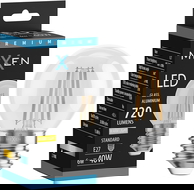 Mexen Vintis LED žiarovka filament E27, G45, 6W, Teplá - 2700K, 720 lm, číra - L156-E27-0627-00