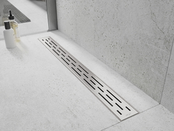 Mexen Flat M01 maskovacia lišta pre lineárny odtok 60 cm, inox - 1020060