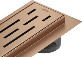 Mexen Flat M01 lineárny odtok 60 cm, brúsená meď - 1C20060-15