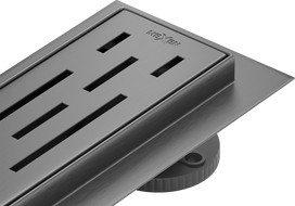 Mexen Flat 360° M01 otočný lineárny odtok 70 cm, brúsená gun gray - 1E20070-40