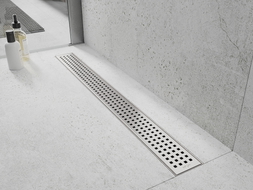 Mexen Flat 360° M08 otočný lineárny odtok 80 cm, inox - 1025080-40