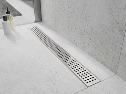 Mexen Flat 360° M08 rotačný lineárny odtok 60 cm, inox - 1025060-40
