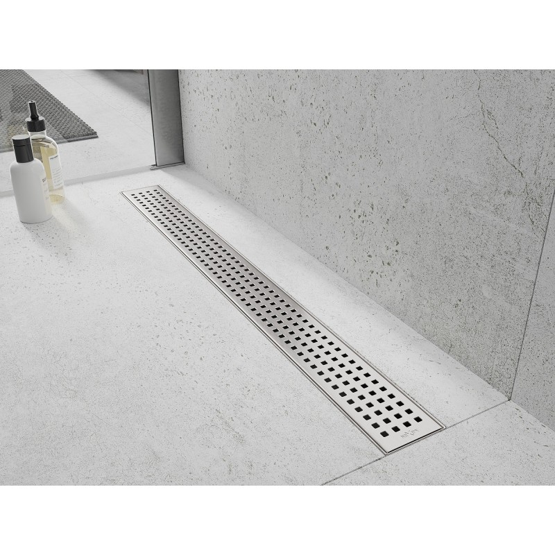 Mexen Flat 360° M08 otočný líniový odtok 50 cm, inox - 1025050-40