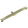 Mexen Flat M08 lineárny odtok 100 cm, zlatý kartáčovaný - 1A25100-15