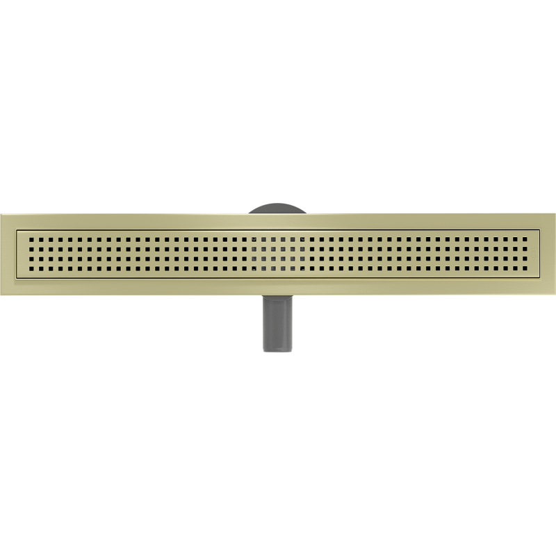 Mexen Flat 360° M08 rotačný lineárny odtok 50 cm, zlatý kartáčovaný - 1A25050-40