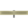 Mexen Flat 360° M08 rotačný lineárny odtok 70 cm, zlatý brúsený - 1A25070-40