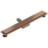 Mexen Flat M08 lineárny odtok 70 cm, kartáčovaná meď - 1C25070-15