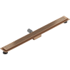 Mexen Flat M08 lineárny odtok 80 cm, brúsená meď - 1C25080-15