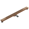 Mexen Flat M08 lineárny odtok 100 cm, kartáčovaná meď - 1C25100-15