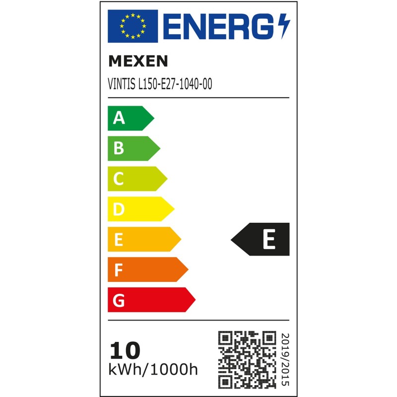 Mexen Vintis LED žiarovka filament E27, A60, 10W, Neutrálna - 4000K, 1320 lm, číra - L150-E27-1040-00