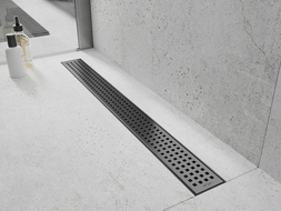 Mexen Flat M08 lineárny odtok 70 cm, brúsená zbraňová sivá - 1E25070-15