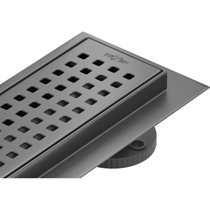 Mexen Flat 360° M08 otočný líniový odtok 50 cm, gun gray brúsený - 1E25050-40