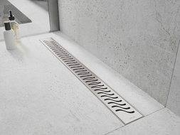Mexen Flat M09 kryt pre líniový odtok 100 cm, inox - 1028100