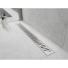 Mexen Flat 360° M09 otočný lineárny odtok 70 cm, inox - 1028070-40