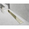 Mexen Flat M12 kryt na lineárny odtok 90 cm, zlatý - 1521090