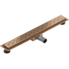 Mexen Flat M12 lineárny odtok 70 cm, brúsená meď - 1C21070-15