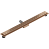 Mexen Flat M12 lineárny odtok 90 cm, brúsená meď - 1C21090-15