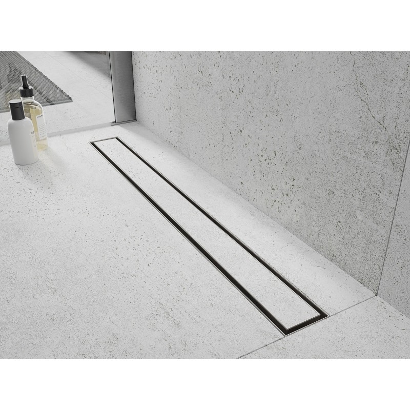 Mexen Flat M13 maskovacia doska 2v1 pre lineárny odtok 80 cm, inox - 1019080