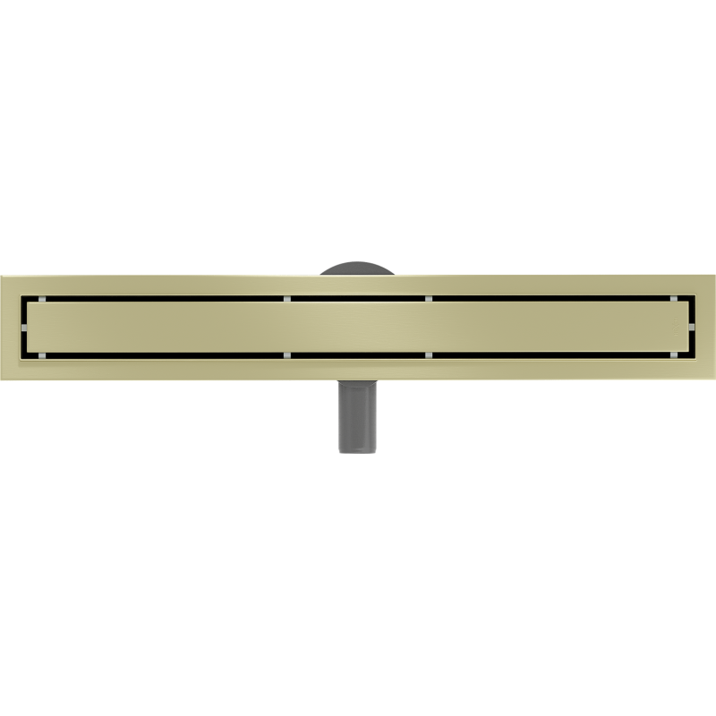 Mexen Flat 360° M13 otočný lineárny odtok 2v1 60 cm, zlatý brúsený - 1A10060-40