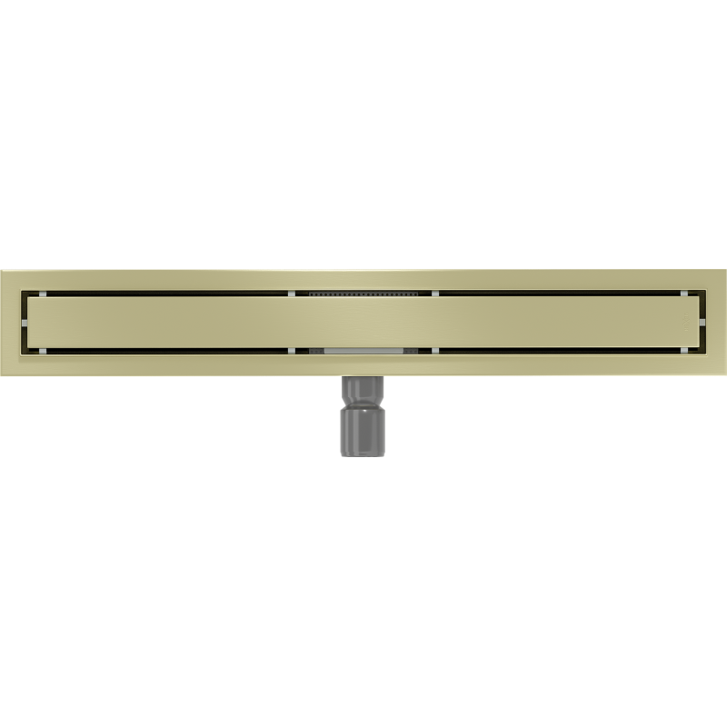 Mexen Flat M13 lineárny odtok 2v1 70 cm, zlatý brúsený - 1A10070-15