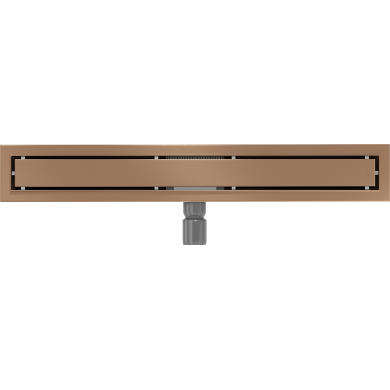 Mexen Flat M13 lineárny odtok 2v1 60 cm, brúsená meď - 1C10060-15