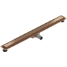 Mexen Flat M13 lineárny odtok 2v1 80 cm, brúsená meď - 1C10080-15