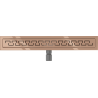 Mexen Flat M15 lineárny odtok 70 cm, ružové zlato - 1624070-15
