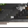 Mexen Cesar granitový jednokomorový drez s odkvapkávačom 775 x 470 mm, Čierna škvrnitá, Sifón Čierna - 6514771010-76-B
