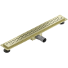 Mexen Flat M15 líniový odtok 70 cm, zlatý kartáčovaný - 1A24070-15