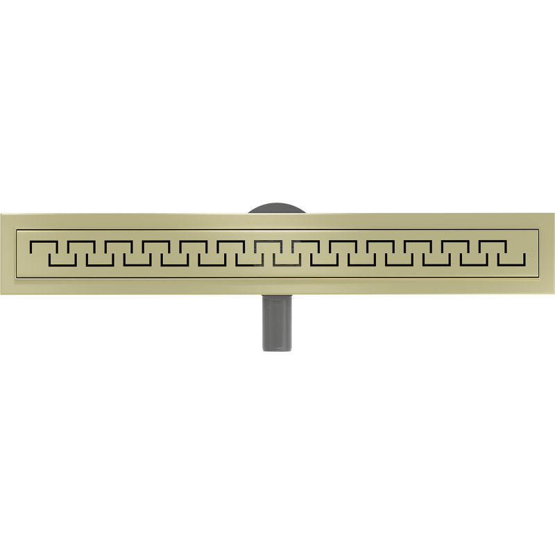 Mexen Flat 360° M15 otočný lineárny odtok 70 cm, zlatý kartáčovaný - 1A24070-40