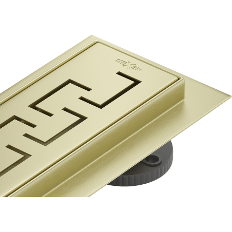 Mexen Flat 360° M15 líniový rotačný odtok 80 cm, zlatý kartáčovaný - 1A24080-40