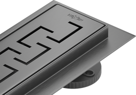 Mexen Flat M15 lineárny odtok 50 cm, kartáčovaná gun grey - 1E24050-15